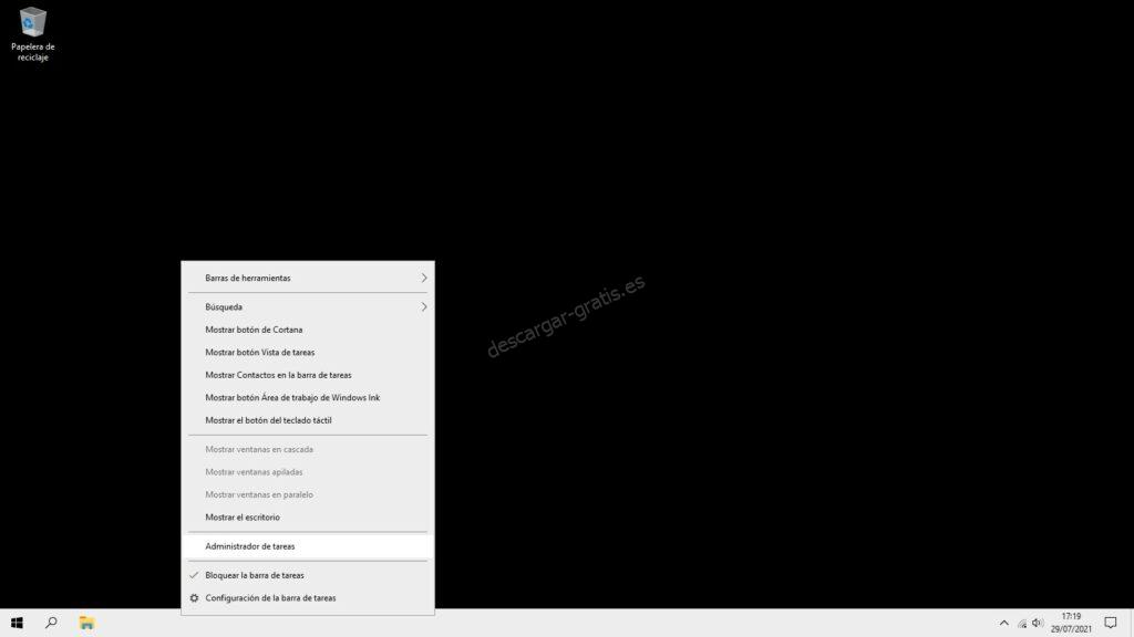 Administrador de tareas