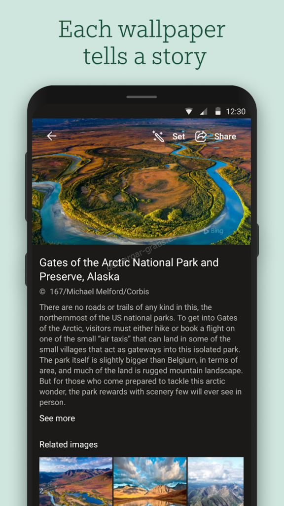 Bing Wallpaper Android