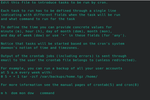 Crontab Linux