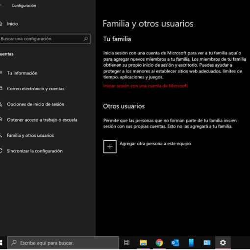 Cuentas Windows