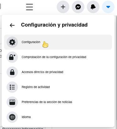 Configuración Facebook