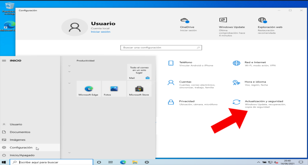 Actualización y seguridad