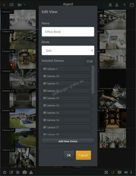 Programa de videovigilancia Agent DVR - Descargar gratis
