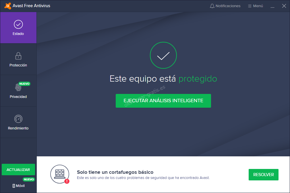 Descargar antivirus gratis