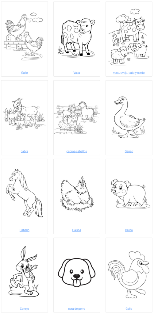 Dibujos para colorear