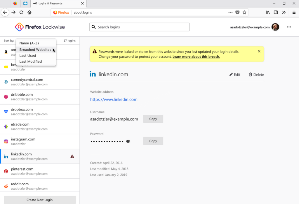 Firefox LockWise