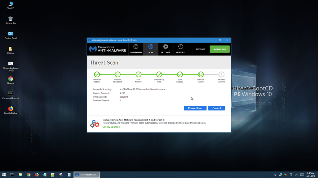 Descargar gratis Hiren's Boot PE