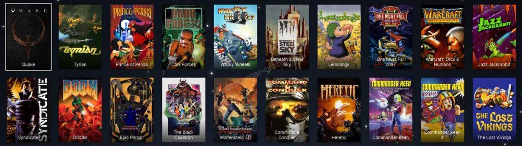 DOS-desk juegos clásicos gratis