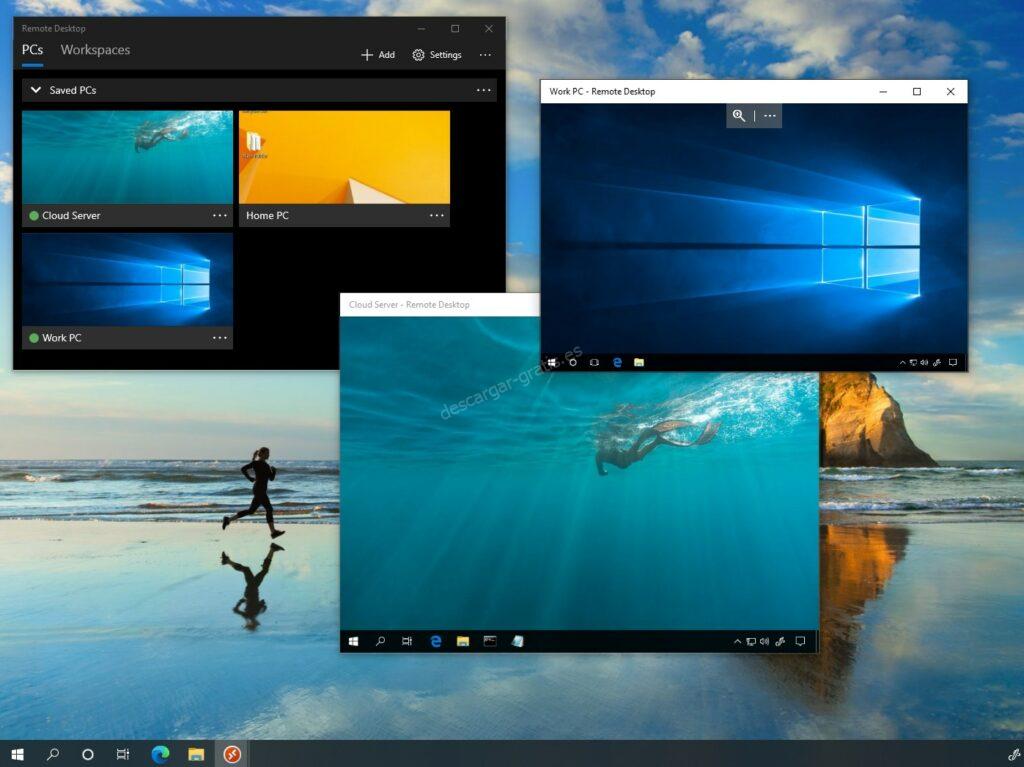 Escritorio remoto Windows