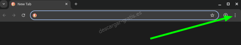 Abrir menú Google Chrome