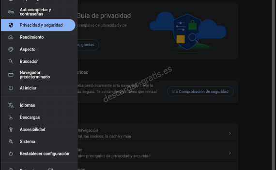 Deshabilitar notificaciones Google Chrome