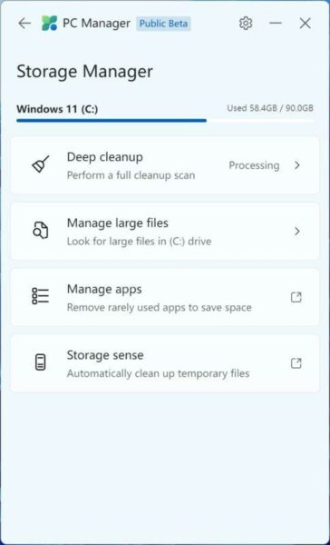 Microsoft PC Manager