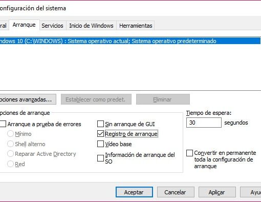 Windows msconfig