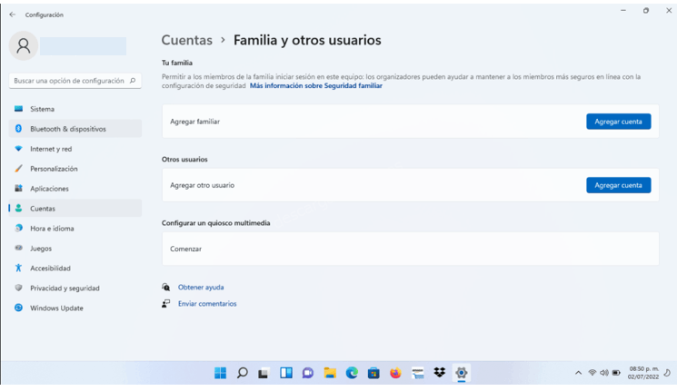 Modo quiosco Windows