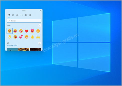 Teclado de emojis de Windows