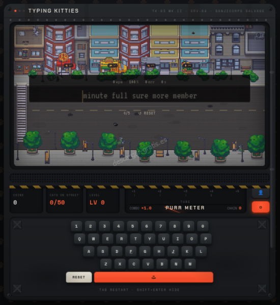 Typing Kitties