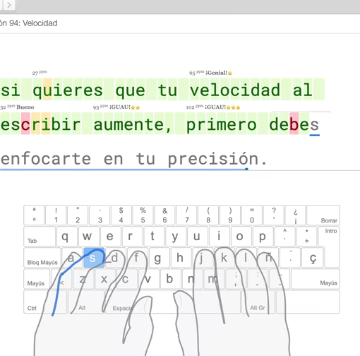 Curso mecanografía