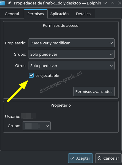 Propiedades .desktop