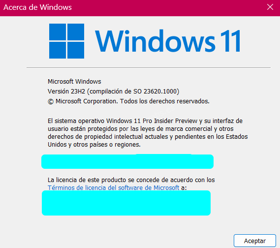 Acerca de Windows