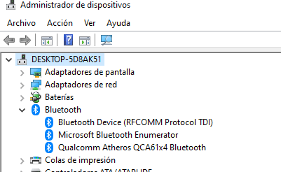 Administrador de dispositivos