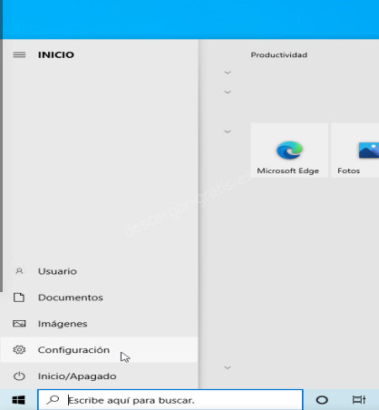 Configuración Windows