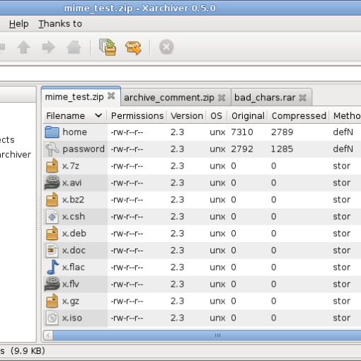 xarchiver linux