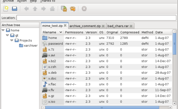 xarchiver linux